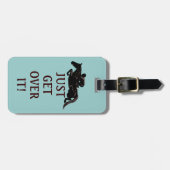 Ga gewoon over het paard springen bagagelabel (Voorkant horizontaal)