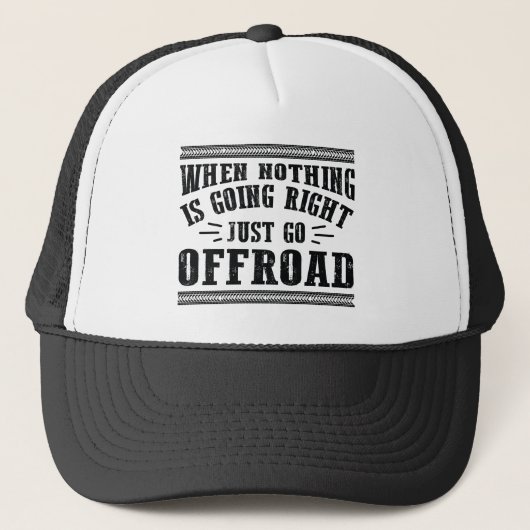 Ga gewoon weg trucker pet (Voorkant)