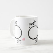 Ga gewoon zitten koffiemok (Voorkant links)