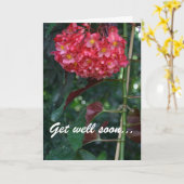 Ga goed spoedig en naar volledige bloei kaart (Gele Bloem)