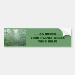 GA GREEN Bumpersticker