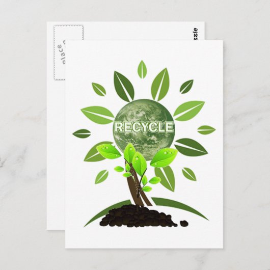 GA GROEN BRIEFKAART (Voorkant / Achterkant)