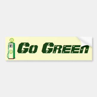 Ga Groen Bumpersticker