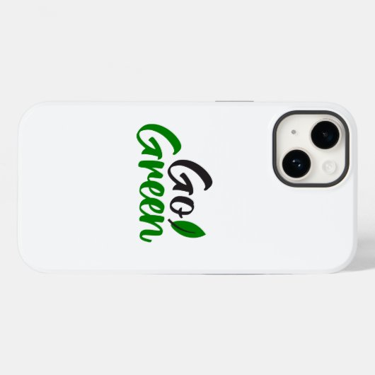 Ga groen Case-Mate iPhone case (Achterkant (horizontaal))
