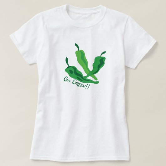 Ga Groen!!! Chili Peppers T-shirt (Design voorkant)