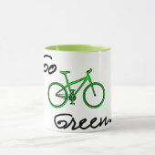 Ga groen - Cycluskoffie-Mok Mok (Midden)