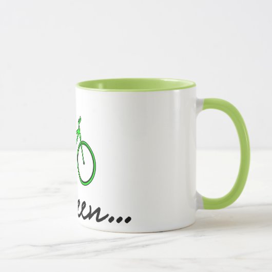 Ga groen - Cycluskoffie-Mok Mok (Rechts)