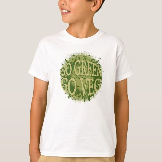 Ga Groen, ga Veg T-shirt (Voorkant)