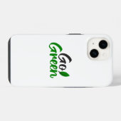 Ga groen iPhone hoesje (Achterkant horizontaal)