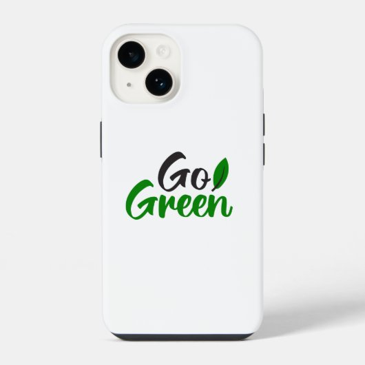 Ga groen iPhone hoesje (Achterkant)