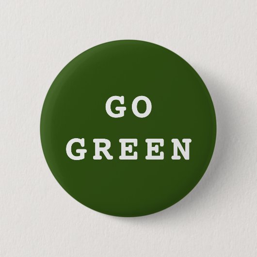 GA GROEN Milieu Ronde Button 5,7 Cm (Voorkant)
