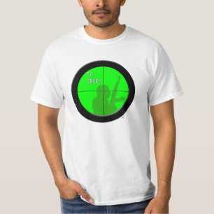 Ga groen (nachtbereik) t-shirt