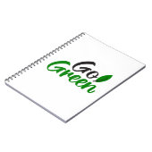 Ga groen notitieboek (Linkerzijde)