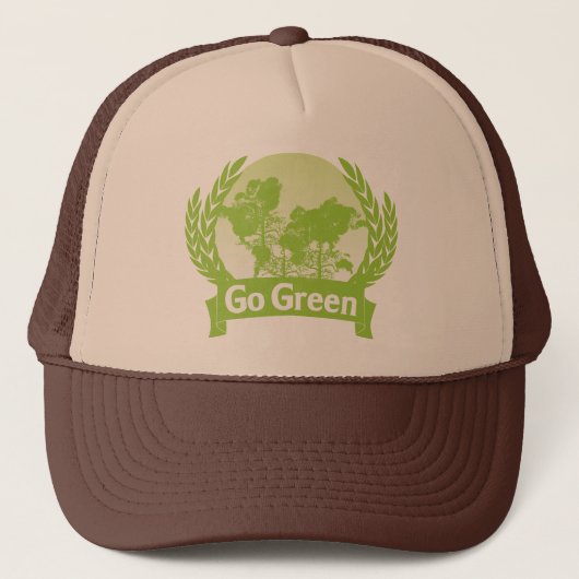 Ga Groen Pet (Voorkant)