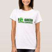 GA GROEN. RECYCLEN CONGRESS T-SHIRT (Voorkant)