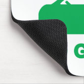 Ga Groen ~ Rijd Elektrisch Auto's Muismat (Hoek)