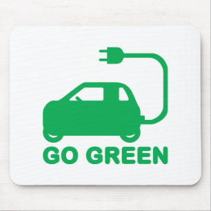Ga Groen ~ Rijd Elektrisch Auto's Muismat