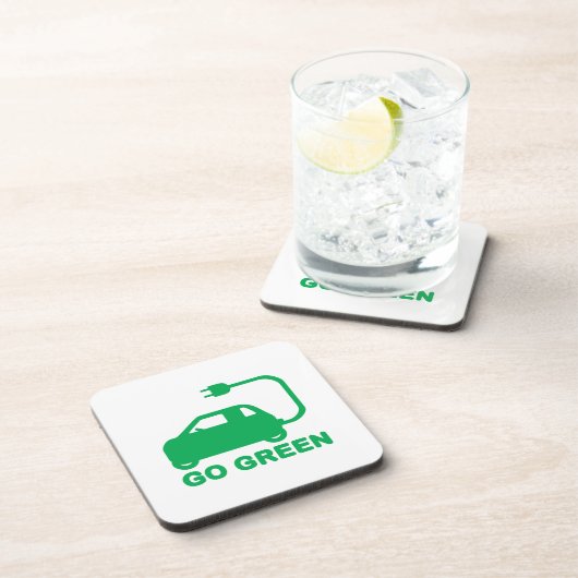 Ga Groen ~ Rijd Elektrische Auto's Drankjes Onderzetter (Rechterzijde)