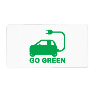 Ga Groen ~ Rijd Elektrische Auto's Etiket