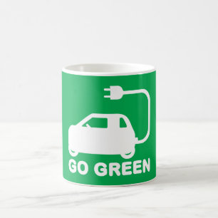 Ga Groen ~ Rijd Elektrische Auto's Koffiemok