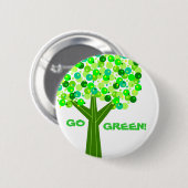 Ga Groen Ronde Button 5,7 Cm (Voorkant /achterkant)