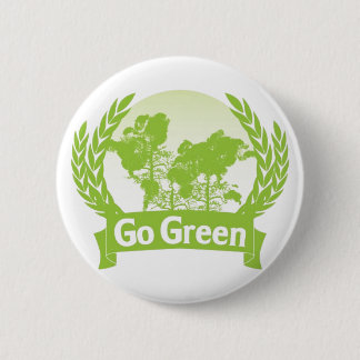 Ga Groen Ronde Button 5,7 Cm