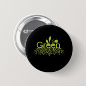 Ga Groen Ronde Button 5,7 Cm (Voorkant /achterkant)