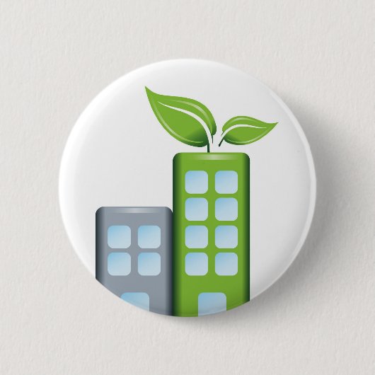 Ga groen ronde button 5,7 cm (Voorkant)