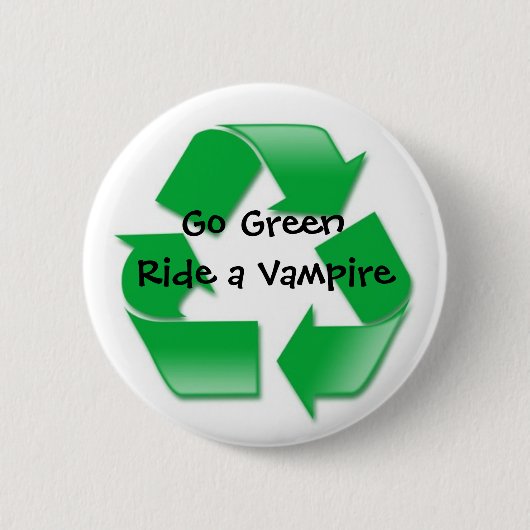 Ga Groen Ronde Button 5,7 Cm (Voorkant)
