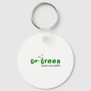 Ga Groen Sla Onze Aarde Kinderen T-shirt Sleutelhanger