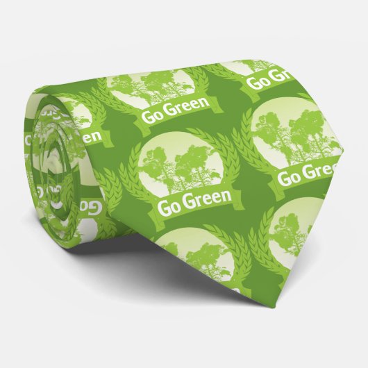 Ga Groen Stropdas (Opgerold)