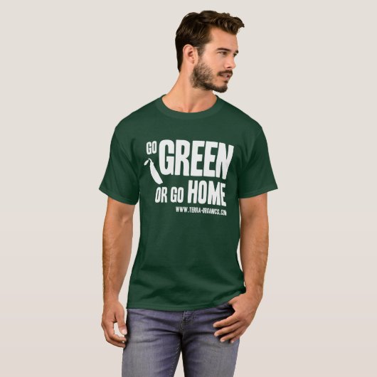 Ga Groen T-shirt (Voorkant volledig)