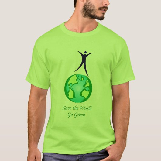 Ga Groen T-shirt (Voorkant)