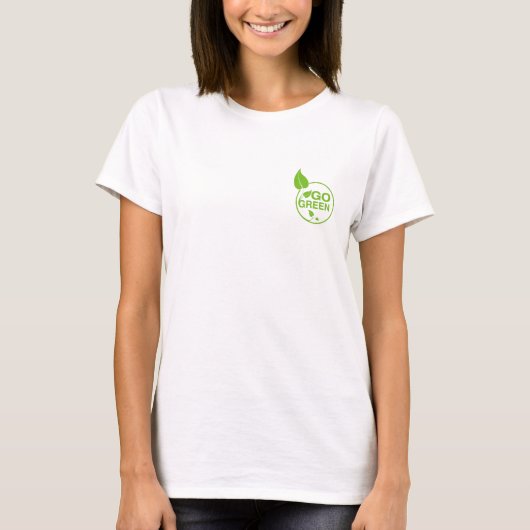 Ga groen t-shirt (Voorkant)