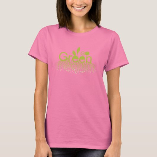 Ga Groen T-shirt / Earth Day T-shirt (Voorkant)