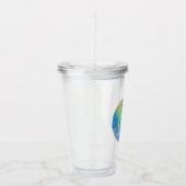 Ga groen terug naar aarde logo acryl drinkbeker (Rechts)