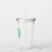 Ga groen terug naar aarde logo acryl drinkbeker (Links)
