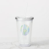 Ga groen terug naar aarde logo acryl drinkbeker (Achterkant)