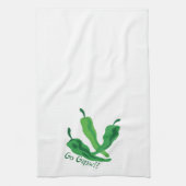 Ga Groen!!! Theedoek (Verticaal)