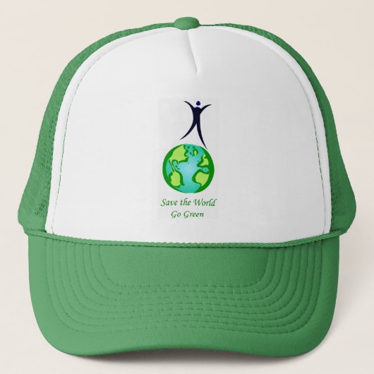 Ga Groen Trucker Pet (Voorkant)