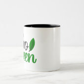 Ga groen tweekleurige koffiemok (Center)