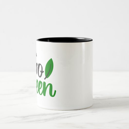 Ga groen tweekleurige koffiemok (Center)