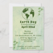 Ga groen, veel plezier: Dag van de Aarde Save The Date (Voorkant)