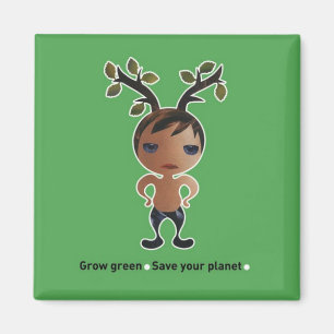 Ga groen voor de planeet! magneet