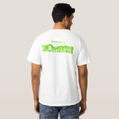 Ga Groen. . . ZOMBIE! T-shirt (Achterkant volledig)