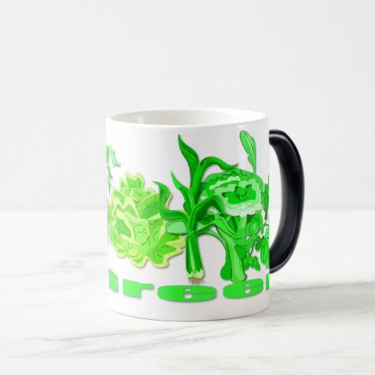 Ga groene groenten halen magische mok (Voorkant rechts)