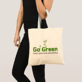 Ga Groene Organic Grocery bag ii Tote Bag (Voorkant (product))