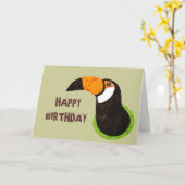 Ga Groene Toekan Toco Kaart (Gele Bloem)