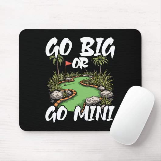 Ga Groot of Ga Mini Mini Golf Muismat (Met muis)