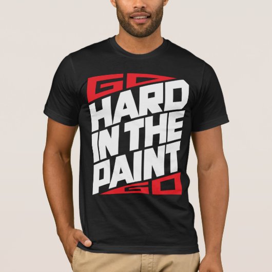 Ga hard in de Verf T-shirt (Voorkant)